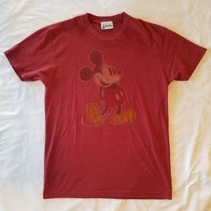 Disney Mickey Mouse Red Heather Shirt